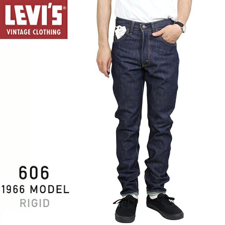 LEVIS VINTAGE CLOTHING 606, 1966 MODEL RIGID SUPER SLIMS, Men's Fashion,  Bottoms, Jeans on Carousell