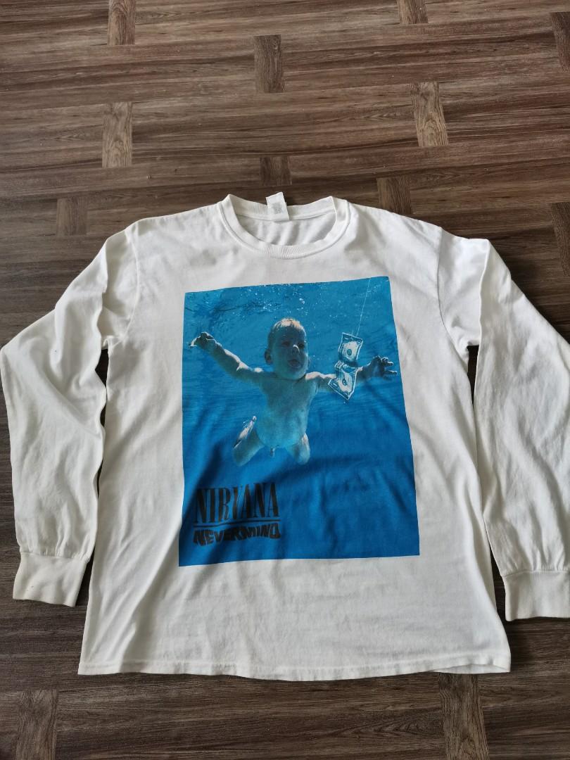 Nirvana long sleeve sales shirt