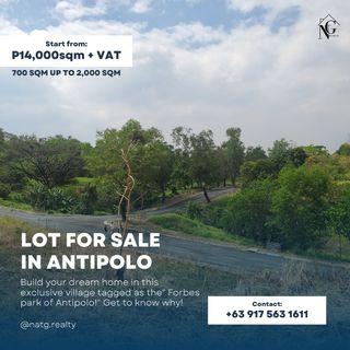 Lot For Sale in Antipolo Secrets Sanctuary in Fairmount Hills