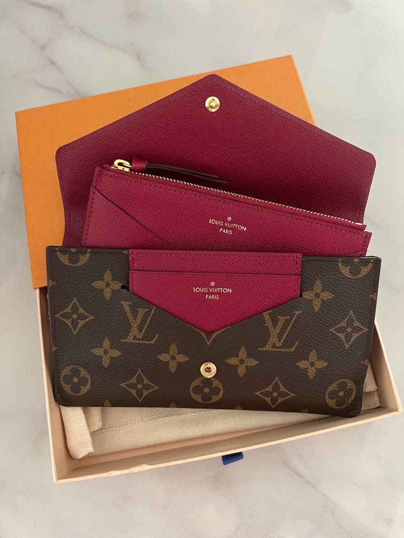 Louis Vuitton Jeanne Wallet Fuchsia, Women's Fashion, Bags & Wallets,  Wallets & Card holders on Carousell