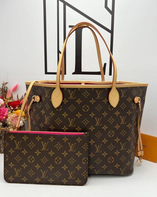 Louis Vuitton Neverfull MM With Pouch Monogram Pivoine - LVLENKA Luxury  Consignment