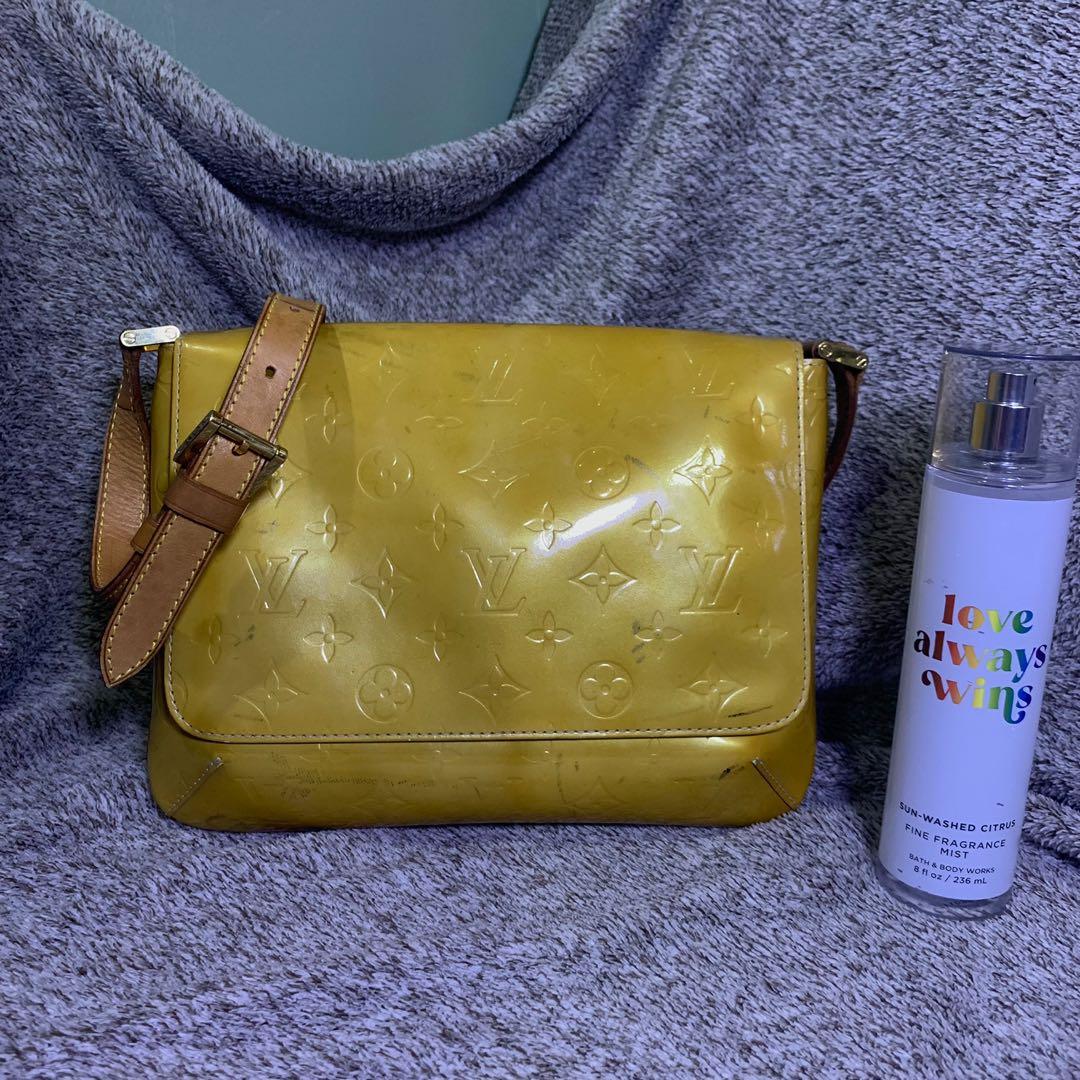 Louis Vuitton Thompson Street Yellow Vernis Leather Shoulder bag, Luxury,  Bags & Wallets on Carousell