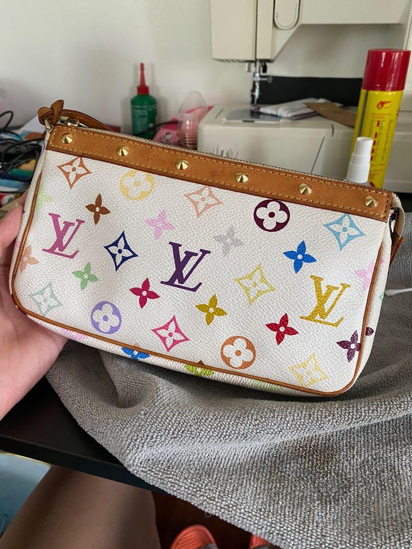 LV Multicolor Pochette, Luxury, Bags & Wallets on Carousell