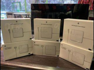 MacBook charger magsafe 1 & 2 45w , 60w , 85w. Type c 30w , 61w , 87w brandnew sealed