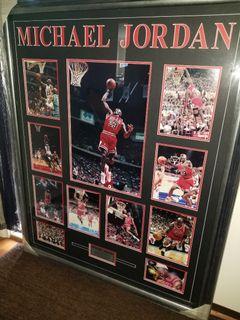 MICHAEL JORDAN "THE GREATEST"   VERY LARGE FRAMED MEMORABILIA🏀🏀🏀