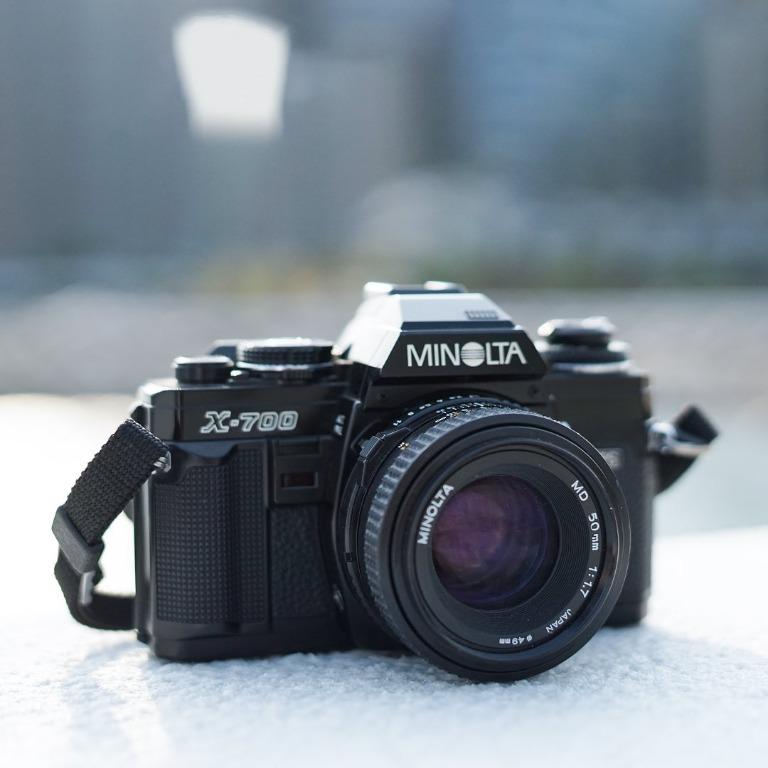 Minolta X-700 w/ 50mm F1.7 Len (菲林單反相機/ 全自動模式/ 新手推薦