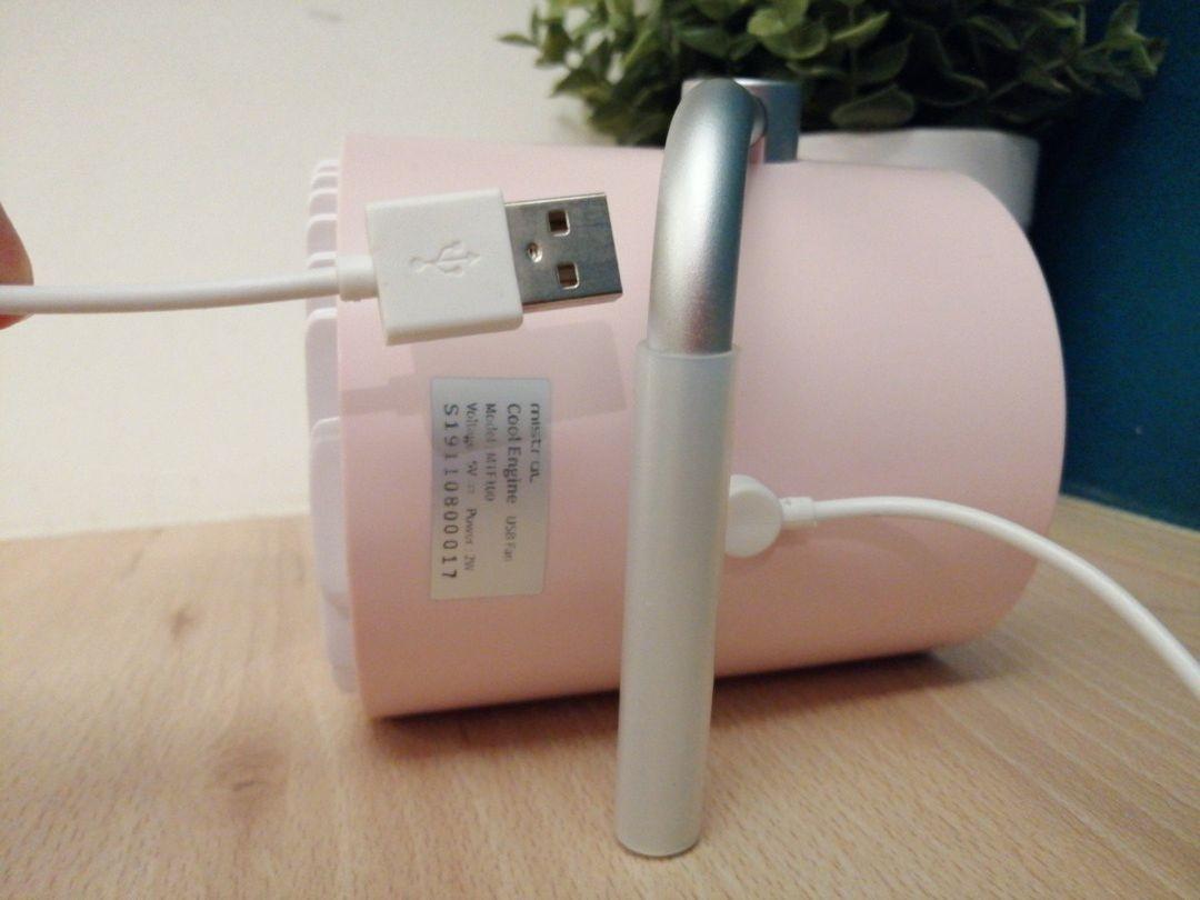 Mistral Mini Desk Fan USB, Furniture & Home Living, Lighting & Fans