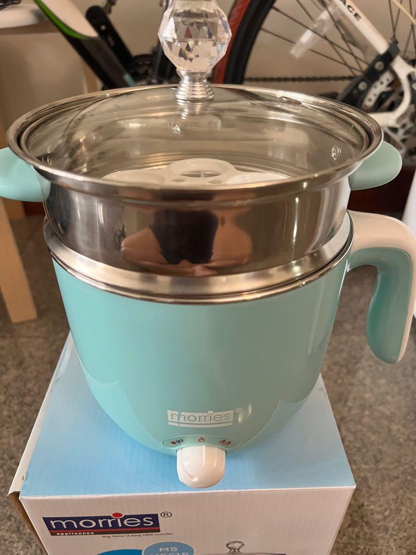 Morries Multi Function Cooker (Category: Cookers) located in Singapore. Submitted by p.warehouse (Listing ID 1160014920, Image 3). Description: Self collection at East Side. Delivery +$10. Lightly used twice. Suitable for instant noodle, individual hotpot, steaming purposes..