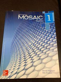 Mosaic reading 1 sixth edition (英文課本）