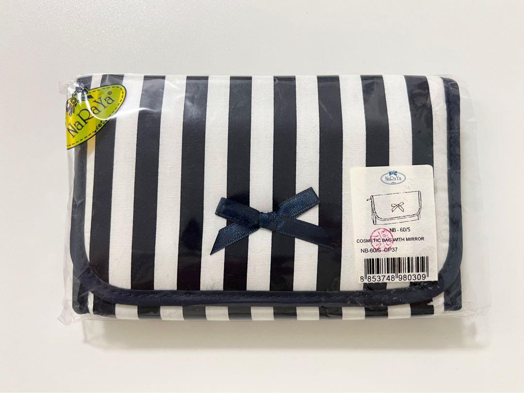 Naraya cosmetic bag with sale mirror