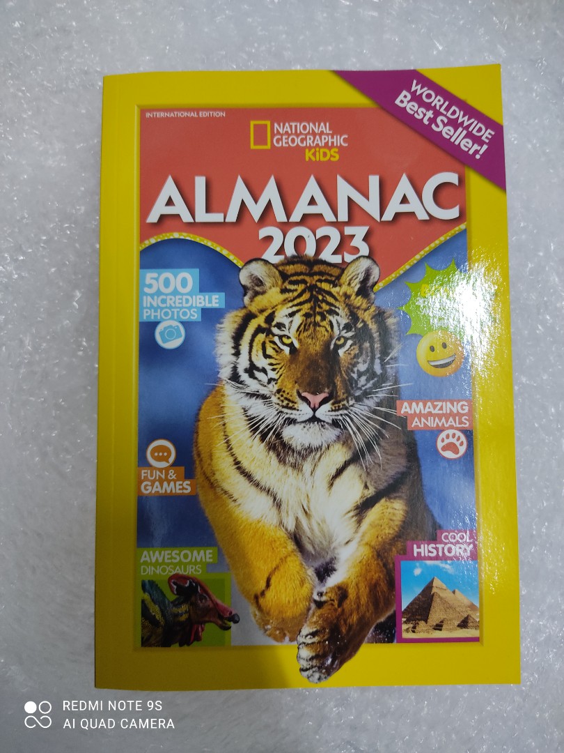 National geographic almanac 2023, Hobbies & Toys, Books & Magazines