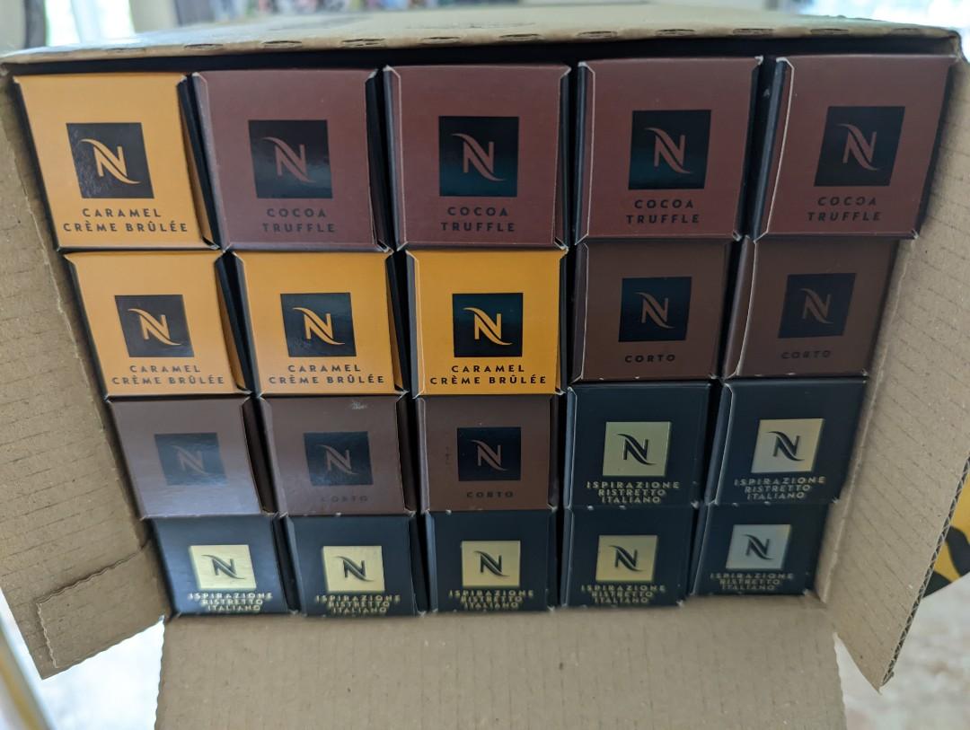 Nespresso capsules assorted 200 pcs expired 28 02 2022 Food Drinks Beverages on Carousell