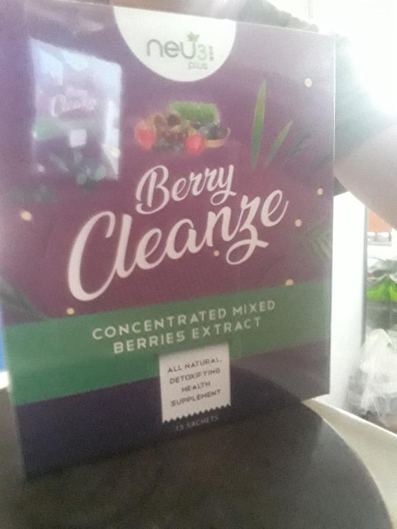 Neu3 plus Berry Cleanze (aka berry cleanse), Food & Drinks, Packaged ...