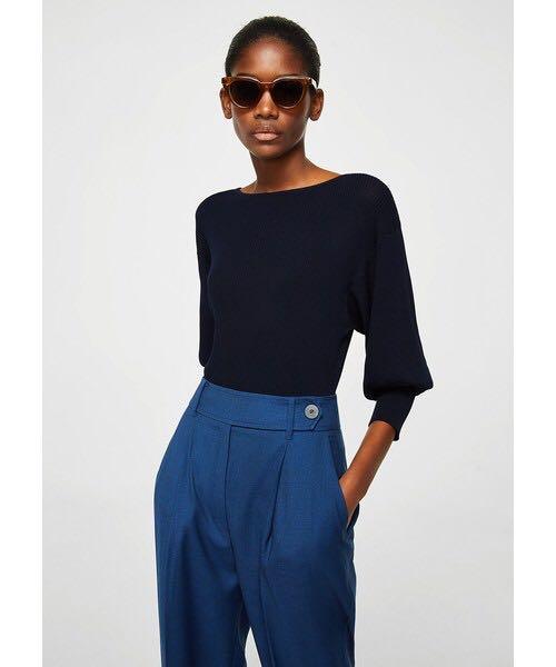 Mango High waist Trousers, Fesyen 