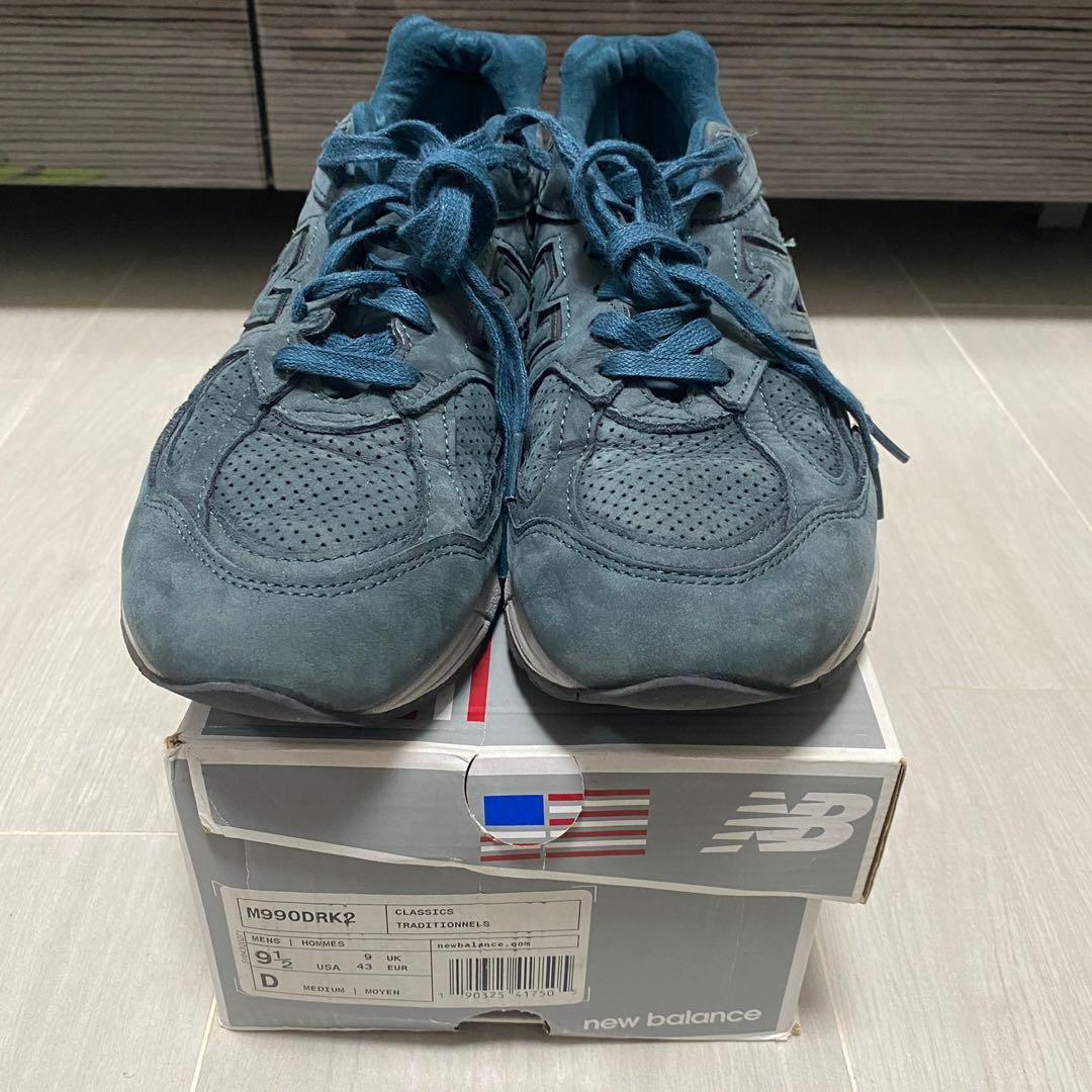 Turquoise new balance 990 sales