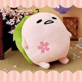 Offical Sanrio Sakura Gudetama Mochi Plush