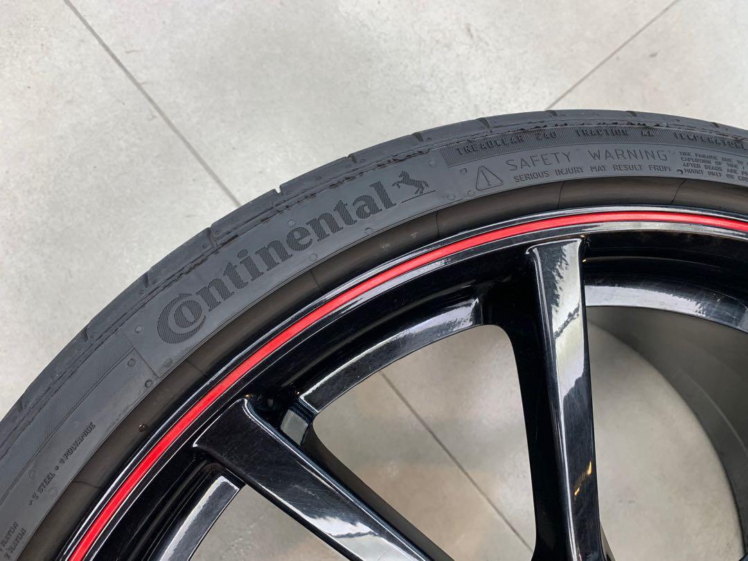 Fk8 Tyre R Line Original Honda FK8 Tyre R 20inch Rims + Continental Tyres, Car ...