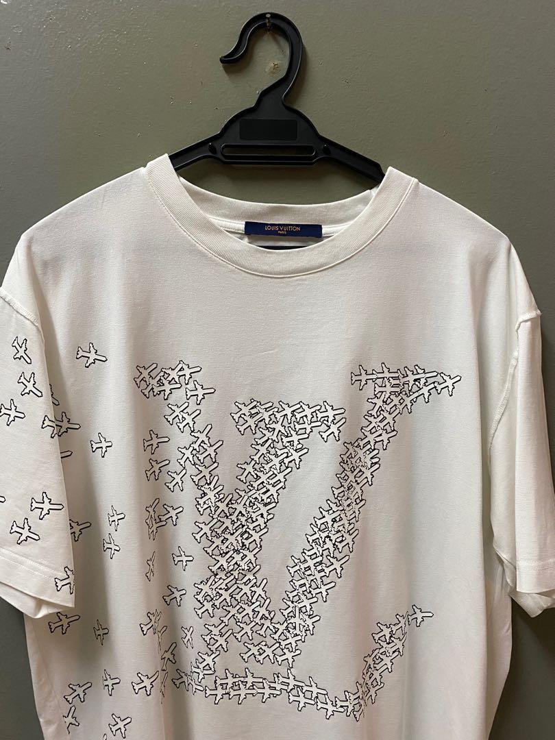 Louis Vuitton Planes Tee, Men's Fashion, Tops & Sets, Tshirts & Polo Shirts  on Carousell
