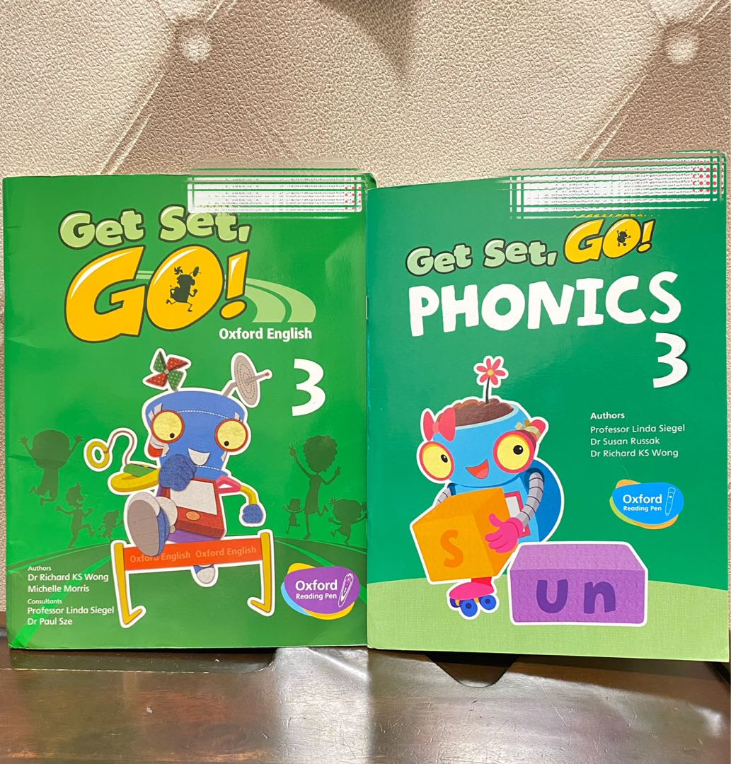 Oxford Get Set Go 3 pupil book & phonics book, 興趣及遊戲, 書本 & 文具, 教科書 ...