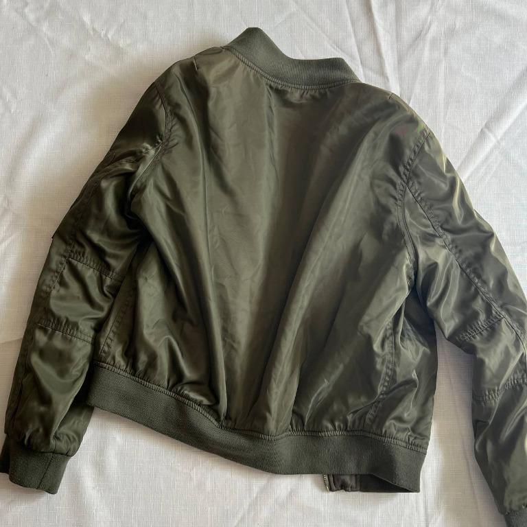Pacsun LA Hearts Olive Green Bomber Jacket (Category: Coats, Jackets and Outerwear) located in Quezon City. Submitted by mccev (Listing ID 1159993107, Image 3). Description: Bought this in the states for $60 (3k+ PHP) From Pacsun, their LA Hearts line Good condition, used very lightly 3x Fits S-M Length 23” Width 20”.