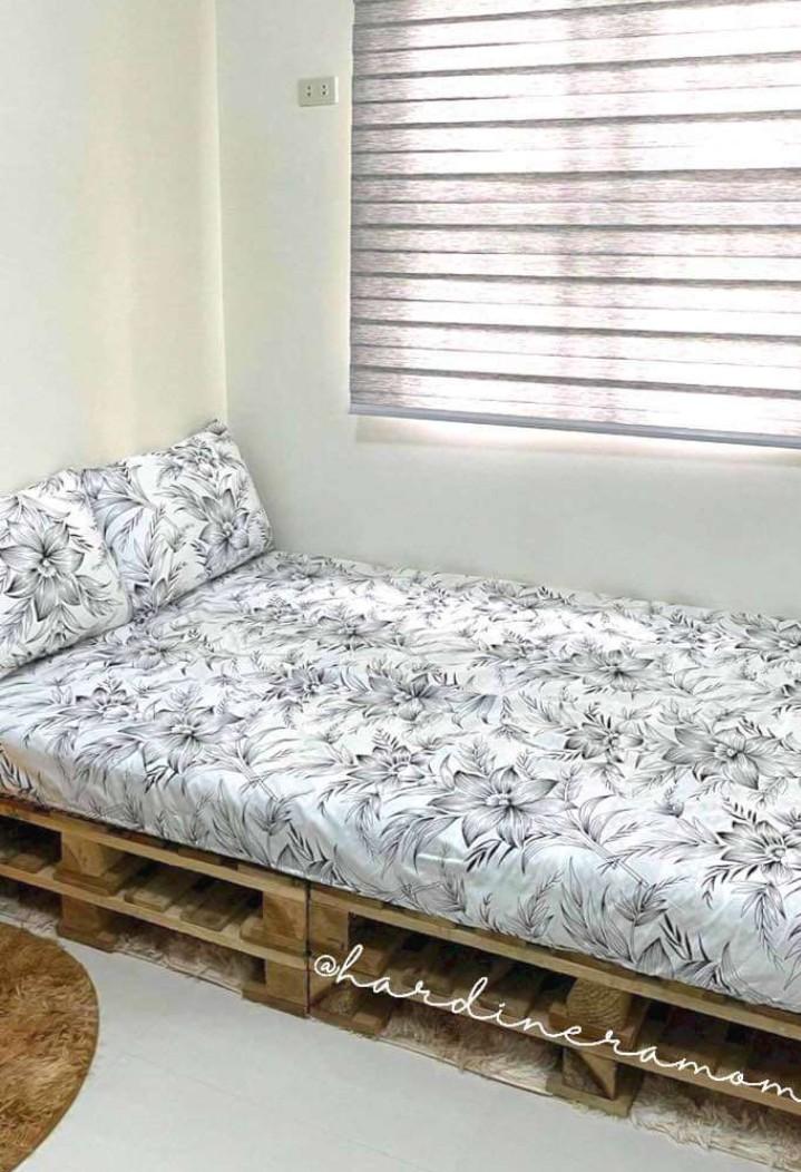 Pallet Bed, Furniture & Home Living, Furniture, Bed Frames & Mattresses