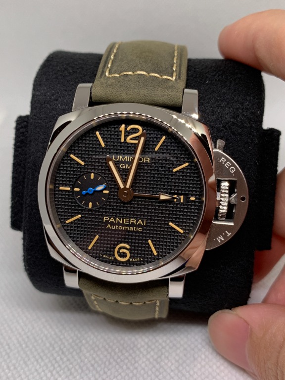 LIKE NEW July 2021 Panerai PAM 1535 Luminor GMT Automatic Black
