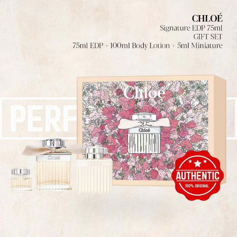 Chloe signature shop gift set 75ml