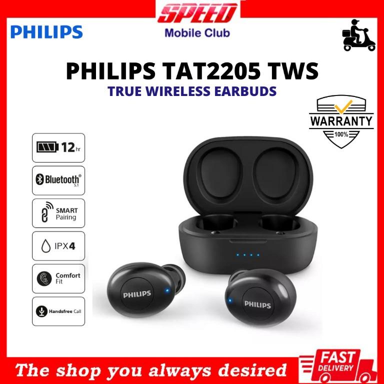 Philips tat2205 2025 wireless bluetooth earphones