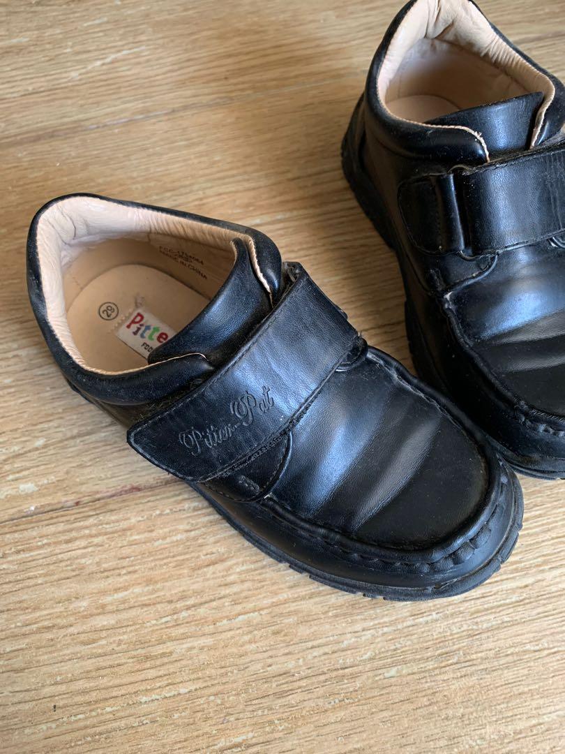 Pitter Pat School/Leather Shoes (Category: Babies & Kids Fashion) located in Tuguegarao City. Submitted by lenagams (Listing ID 1160051717, Image 2). Description: Slightly used only. No flaws 16.5cm insole/ size 29 Needs minor cleaning only Slightly nego just send dm.