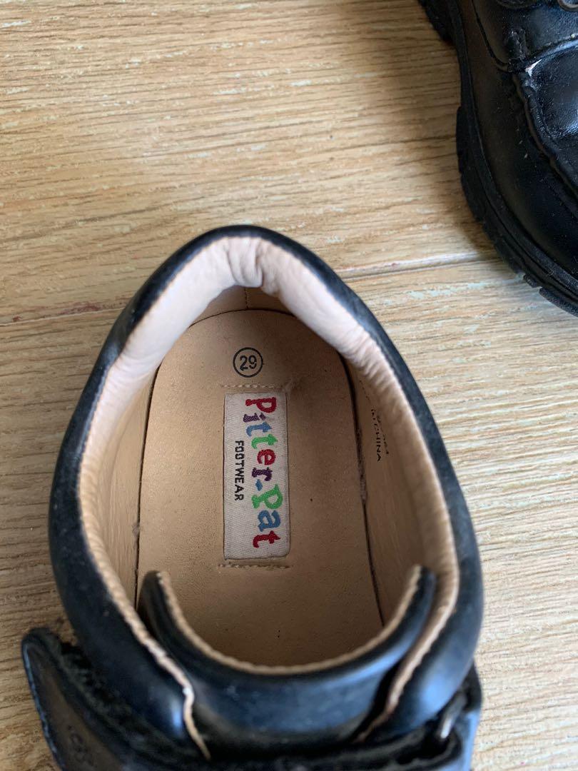 Pitter Pat School/Leather Shoes (Category: Babies & Kids Fashion) located in Tuguegarao City. Submitted by lenagams (Listing ID 1160051717, Image 3). Description: Slightly used only. No flaws 16.5cm insole/ size 29 Needs minor cleaning only Slightly nego just send dm.