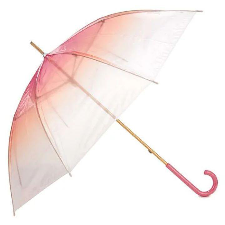 現貨‼️日本POE款漸變色透明長傘, 興趣及遊戲, 旅行, 旅遊- 雨傘