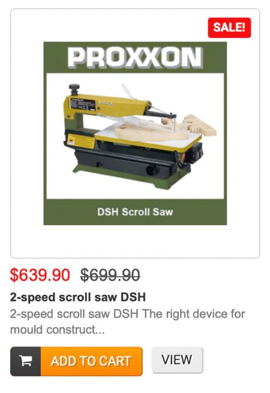 Proxxon dsh 2 speed scroll hot sale saw