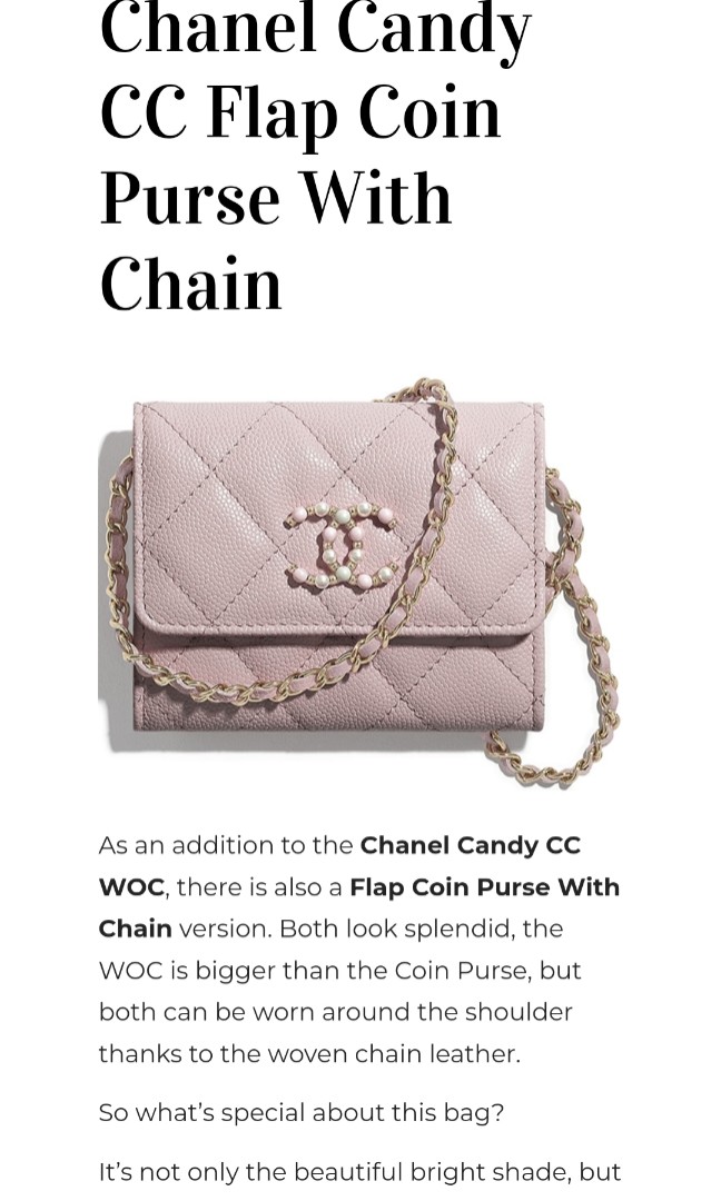 Butter Candy ChainHandle Quilted Bag  CHARLES  KEITH International