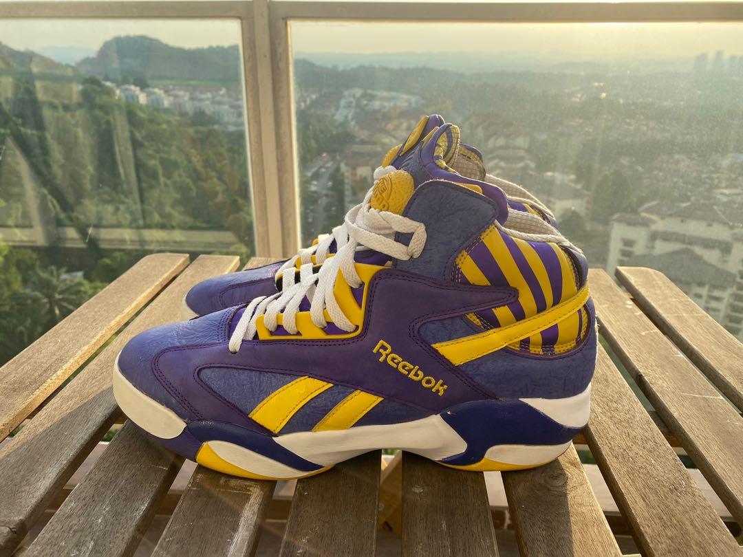 Reebok Pump Shaq LSU Tiger, Men's Fashion, Footwear, Sneakers on