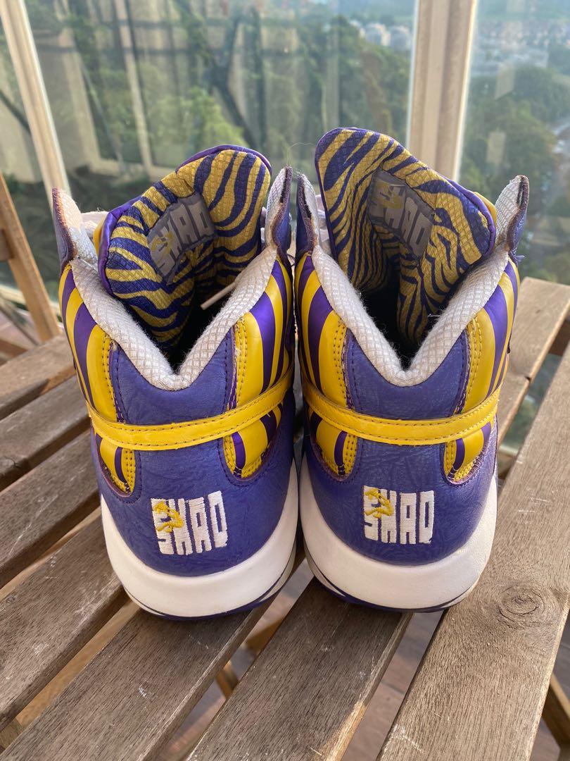 Reebok Pump Shaq LSU Tiger, Men's Fashion, Footwear, Sneakers on