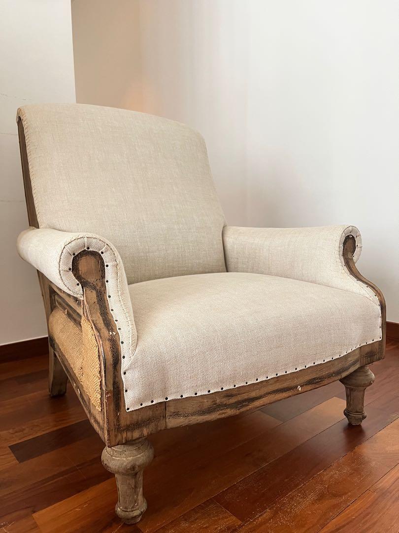 Restoration hardware armchair new arrivals