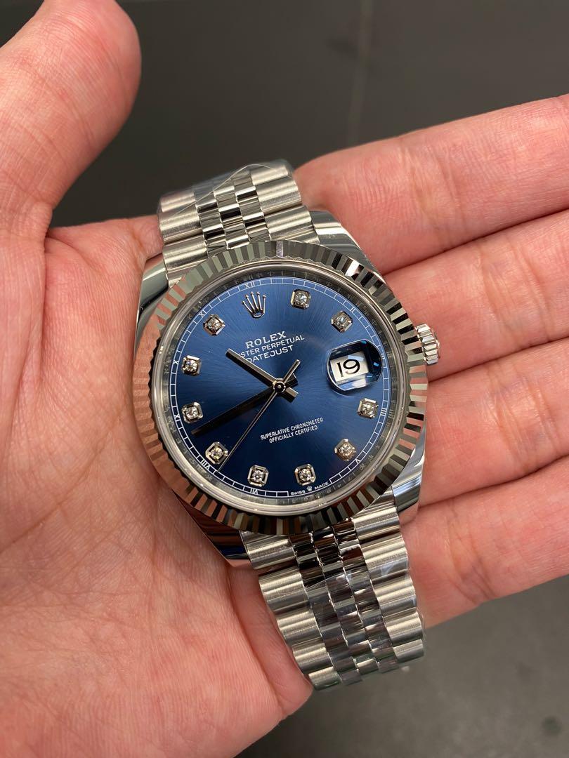 Rolex 126334g blue