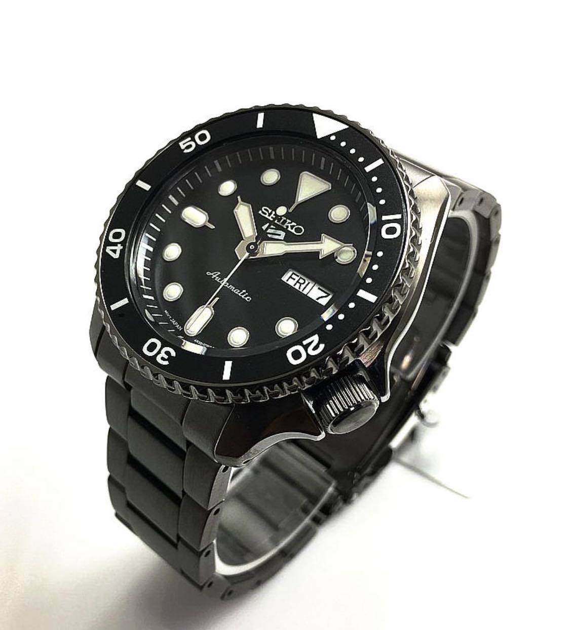 Seiko 5 Sports Automatic Black Stainless Steel Band Watch SRPD65K1, Men's  Fashion, Watches & Accessories, Watches on Carousell
