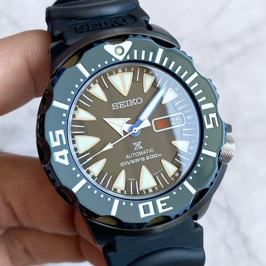 Seiko Monster 2nd Gen SRP581K1 Not Orienr Citizen Fesyen Pria