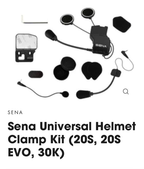 Sena 20s best sale evo clamp kit