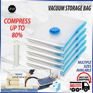 Vacuum Bags For Clothes Storage Compression Bag Home Organizer Transparent  Border Seal Compressed Travel Saving Space