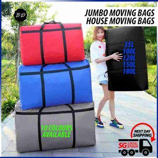 🚀Jumbo House Moving Bag/ Luggage Bag/ Storage Bag/ Quilt Blanket Pillow Bolster Clothes Storage Bag/ Duffel Bag