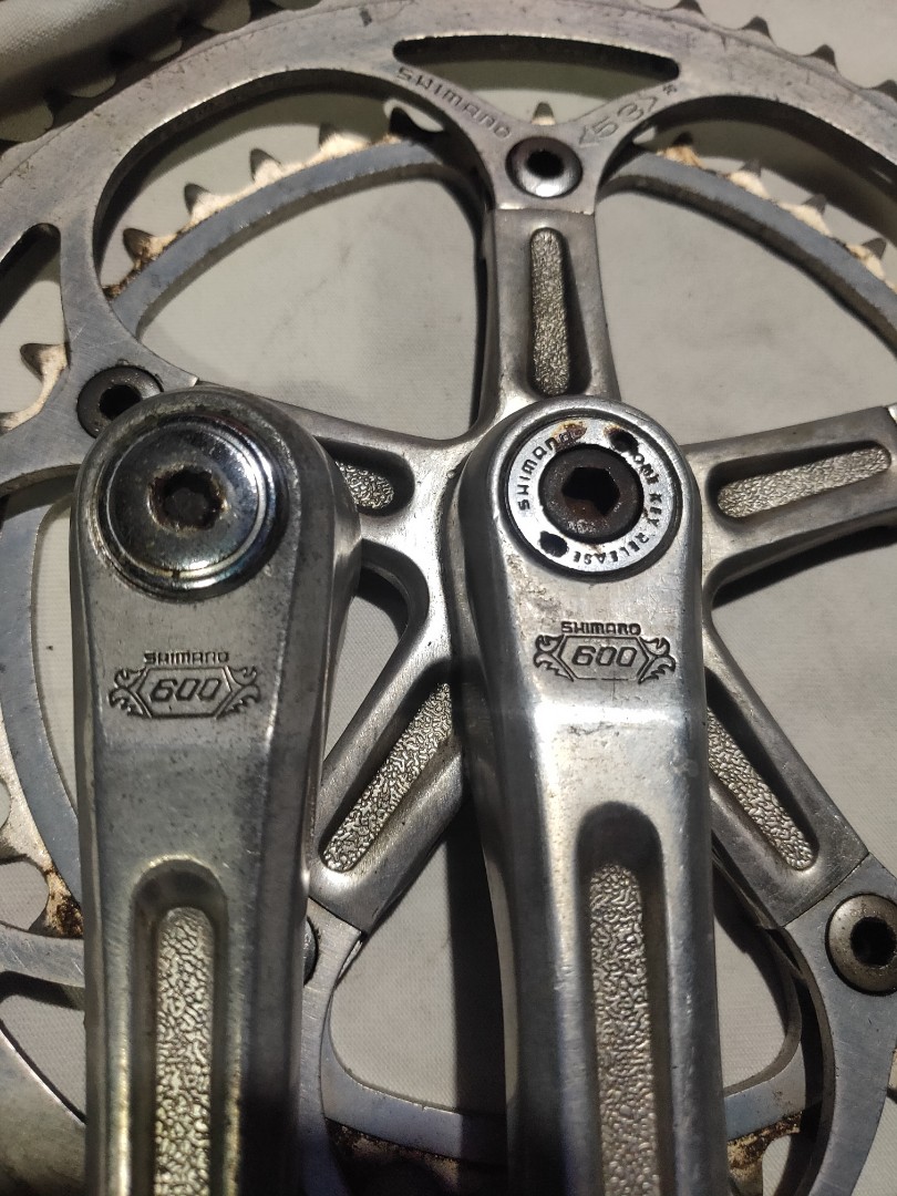 Shimano Crankset 600 arabesque \u0026 golden 