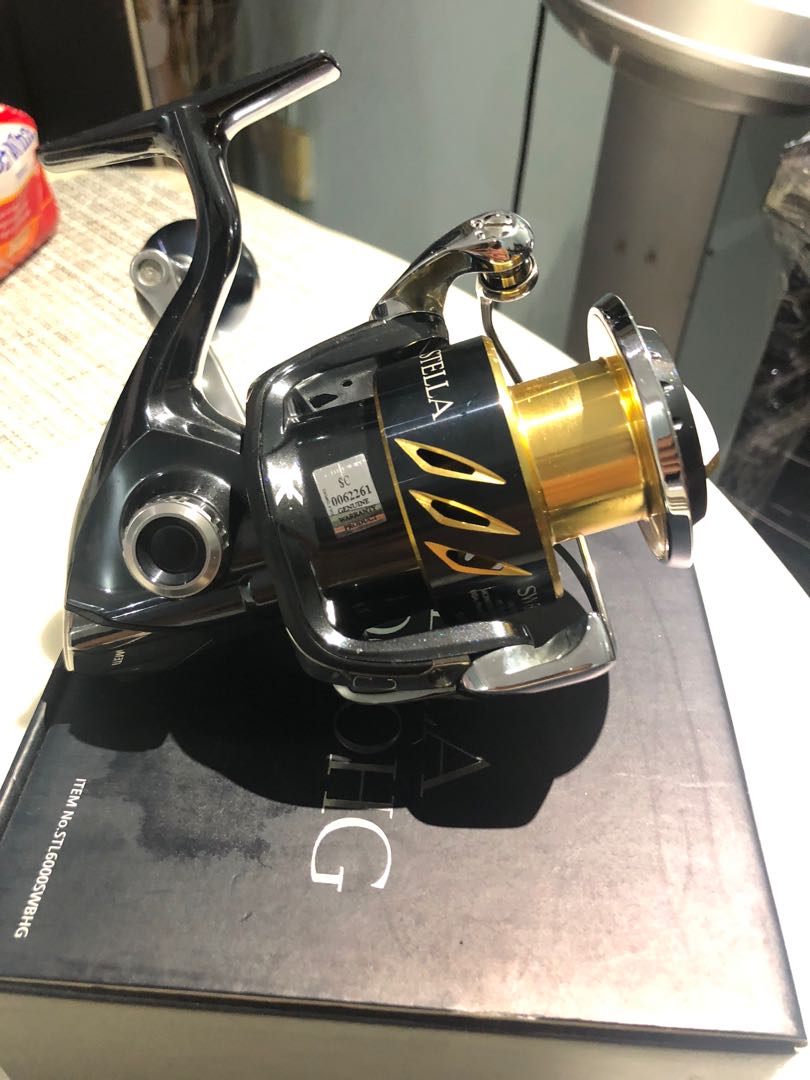 Moulinet De Pêche SHIMANO STELLA SW6000HG - Pour Eau Salée - Poignée Réversible - Occasion Excellente