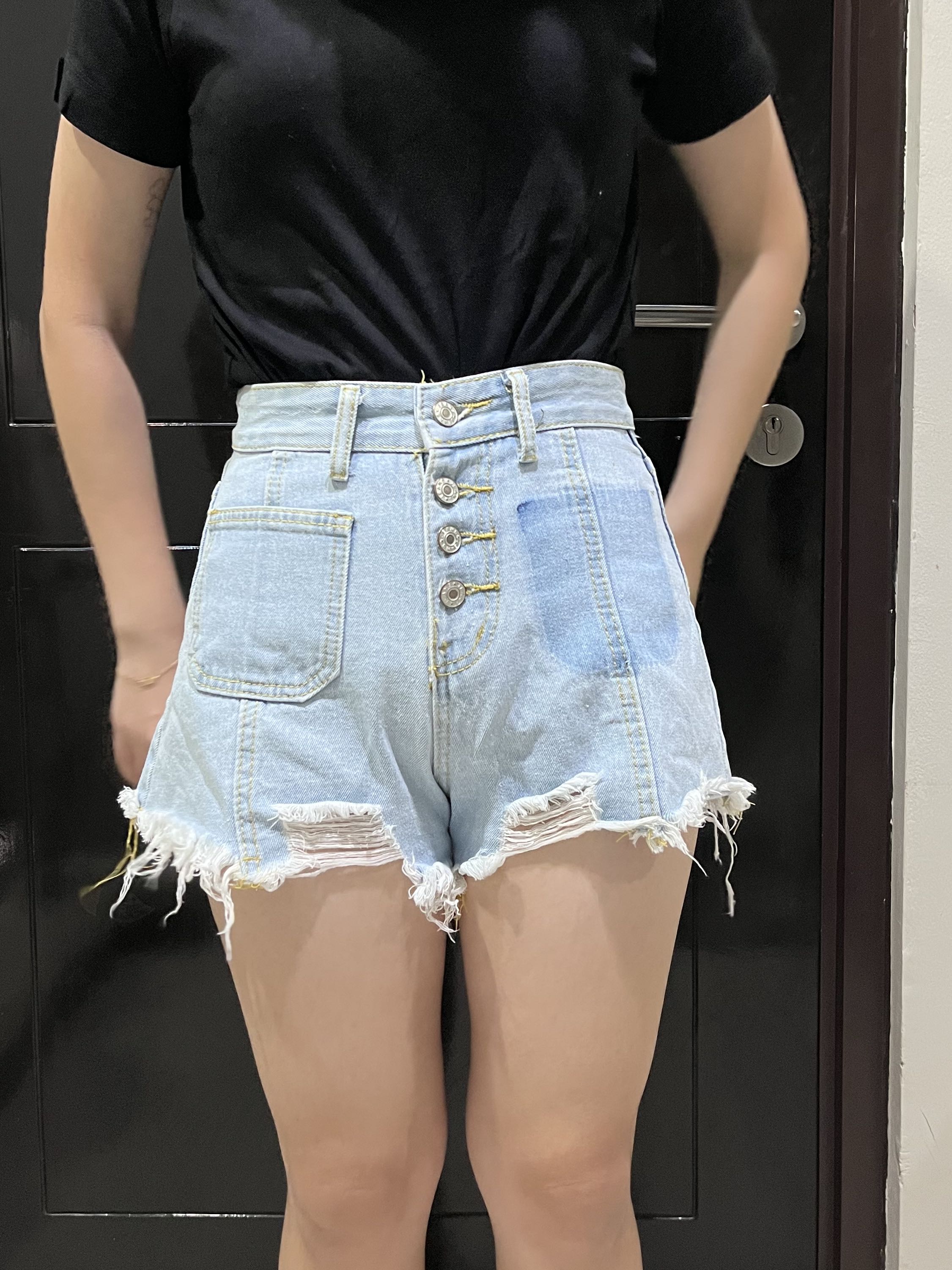 Short Denim Jeans, Fesyen Wanita 