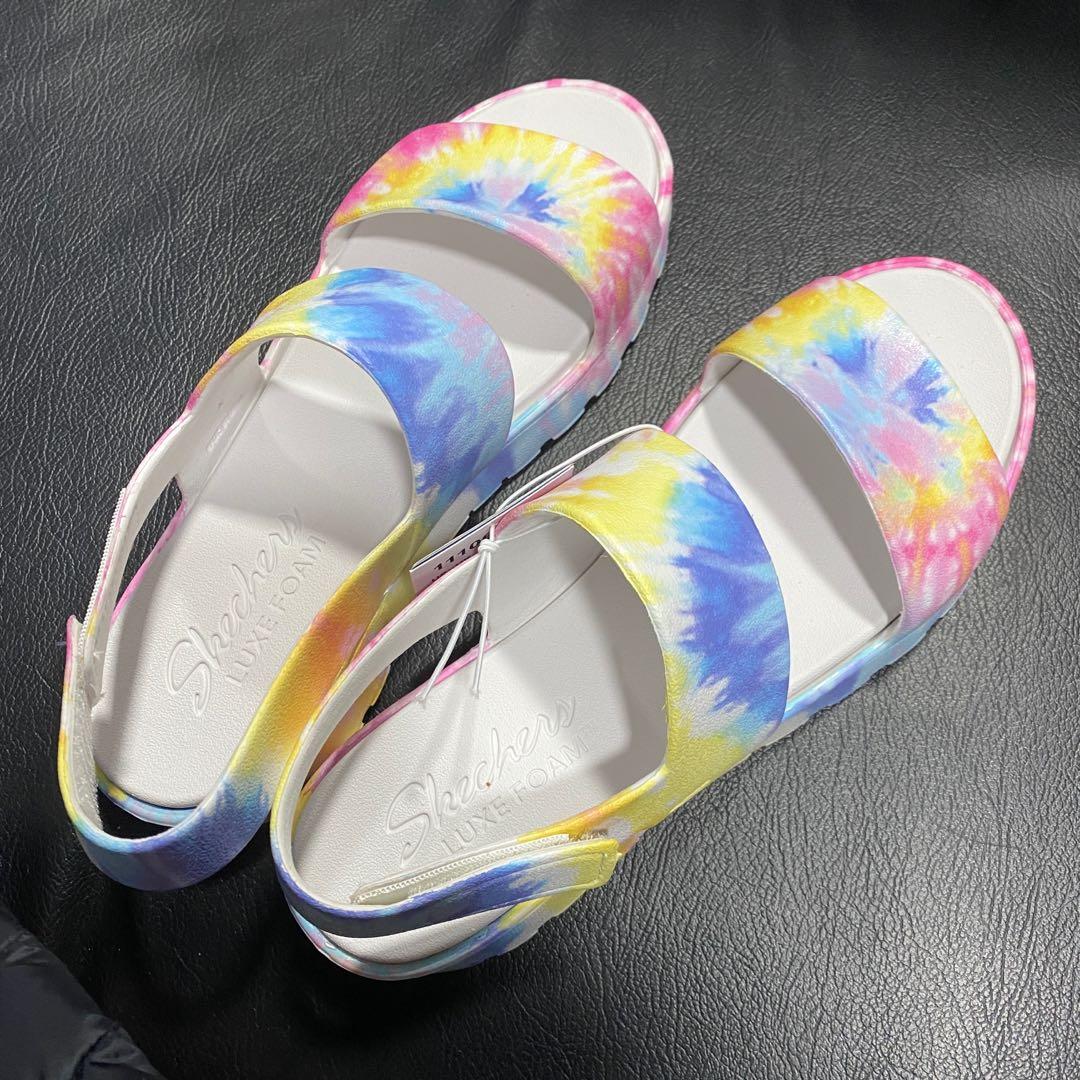 Skechers Tie Dye Sandals, Women's 
