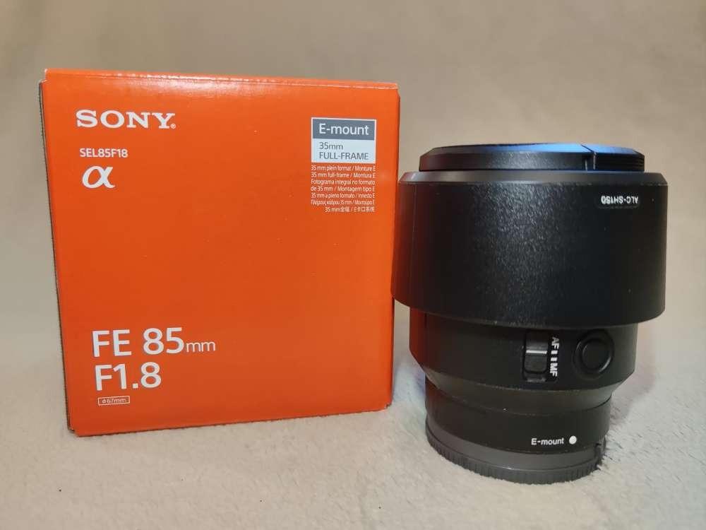 Sony FE 85mm F1.8 (SEL85F18) 99.99%新鏡頭, 攝影器材, 鏡頭及裝備 