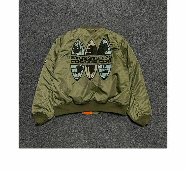 Stussy x CDG MA-1 Jacket, Men's Fashion, Coats, Jackets and