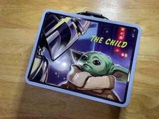 The Mandalorian Baby Yoda Tin Metal Large Lunch Box