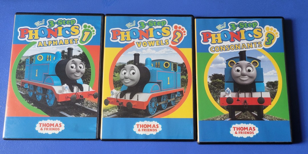 Thomas & Friends 3steps Phonics, 興趣及遊戲, 音樂、樂器 & 配件, 音樂與媒體 CD 及 DVD